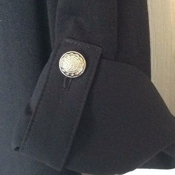 Black button-down Express blouse - Picture 2 of 3